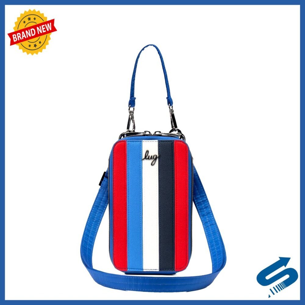 Matte Faux Leather RFID Crossbody Bag with Phone Window
